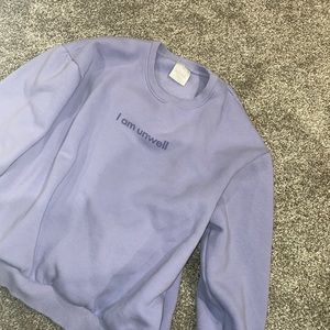 Call Her Daddy merch purple crew neck